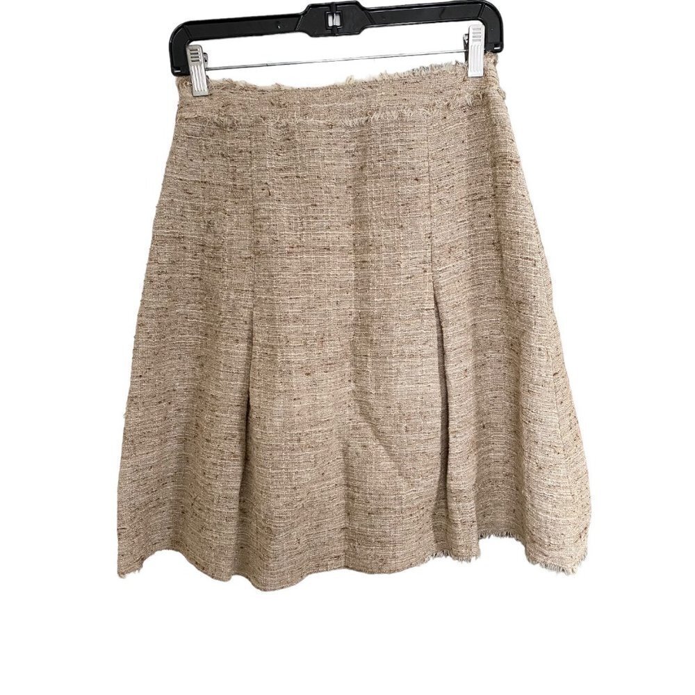 Moschino Cheap and Chic Linen Blend Pleated Skirt - Picture 5 of 6